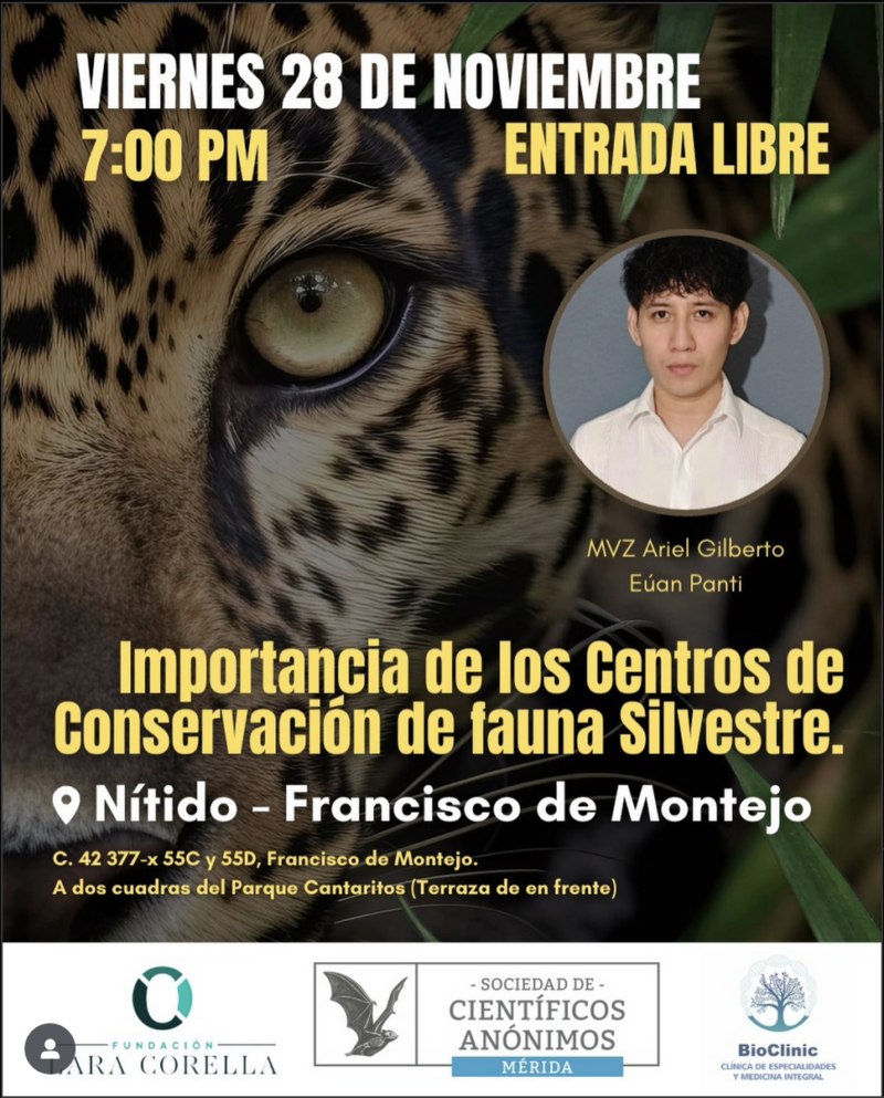 Importancia de los Centros de Conservación de la Fauna Silvestre / SCA Mérida